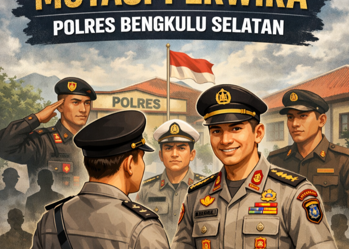 Daftar Lengkap Mutasi Perwira Polres Bengkulu Selatan, Kasat Reskrim dan Kapolsek Kota Manna Bergeser