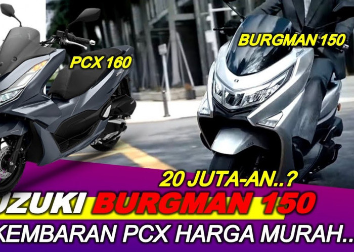 Lupakan Honda PCX dan Yamaha NMAX! Nih Rajanya Skutik Suzuki Mesin 160 CC, Desain Sporty, Harga Lebih Murah
