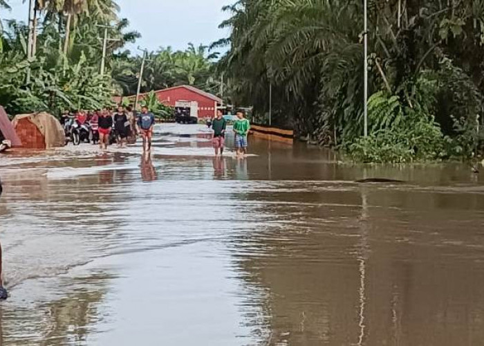 Warga Terdampak Banjir Terima Bantuan Sembako