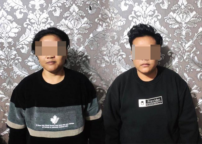 Anggota Polres Bengkulu Selatan Tangkap Dua Wanita Tomboy, Ratusan Pil Samcodin Disita 