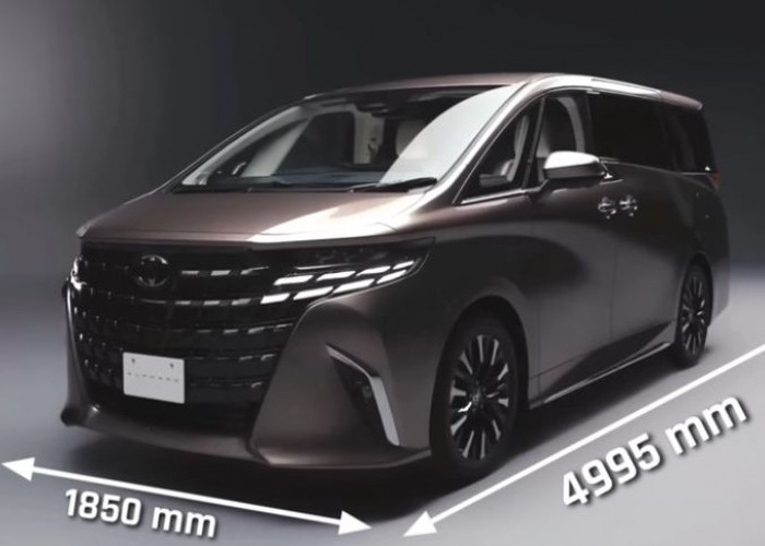 All New Toyota Alphard Semakin Mewah! Ukuran Lebih Besar, Irit, Interior Full Digital