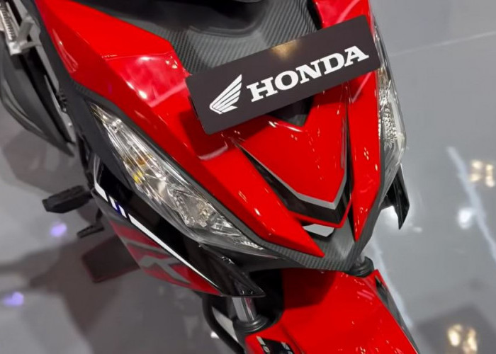 Honda Pamer Motor Bebek Sport Baru di Sirkuit Mandalika, Bodi Full Decal Khas AHRT, Kental Nuansa Balap