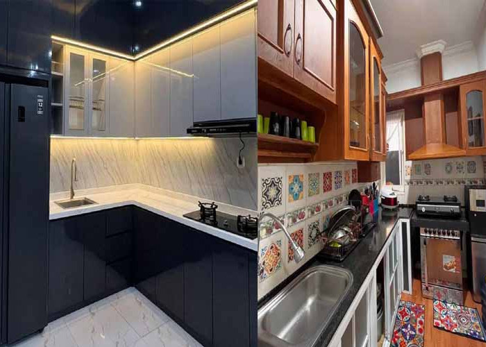 Inspirasi Model Lemari Dapur Gantung Hemat Tempat, Bikin Dapur Lebih Rapi dan Estetis
