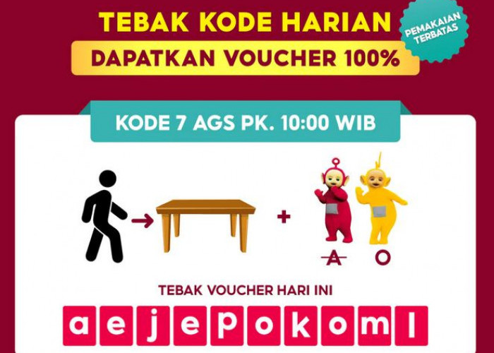 INI DIA! Jawaban Kode Voucher Badai Shopee Senin 7 Agustus 2023, Dapatkan Diskon Belanja 100 Persen