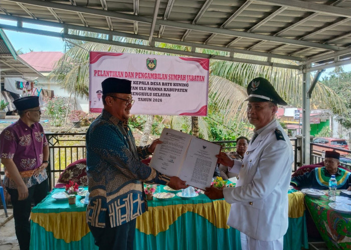 Sertijab Pjs Kades Batu Kuning Kecamatan Ulu Manna Berlangsung Khidmat