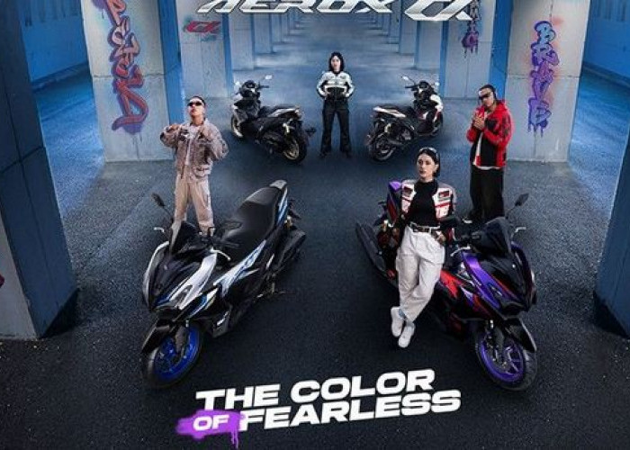 Meluncur di IIMS 2026, Yamaha AEROX ALPHA Hadir dengan Warna dan Grafis Baru yang Anti-Mainstream