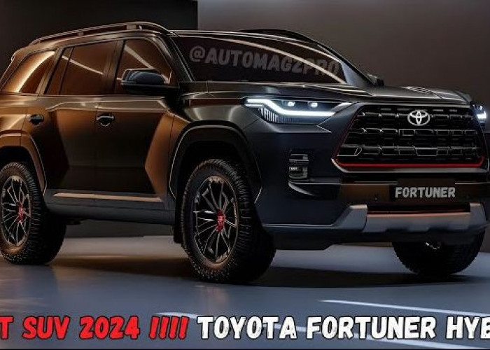 Bocoran Desain Toyota Fortuner Hybrid Terbaru 2024, Body Lebih Kokoh Tapi Ringan dan Ramping, Irit BBM