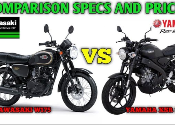 Yamaha XSR 155 Vs Kawasaki W175! Motor Retro Modern Terbaru, Siapa Lebih Unggul?