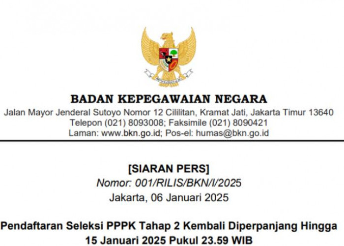 Pendaftaran PPPK 2024 Tahap 2 Diperpanjang 15 Januari 2025! Catat Jadwal Lengkapnya