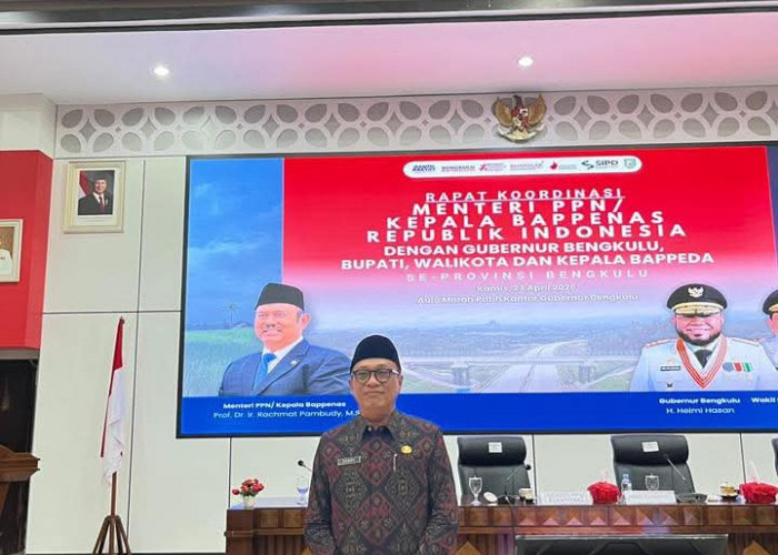 Sekda Seluma Rakor Bersama Menteri Bappenas, Ini yang Dibahas