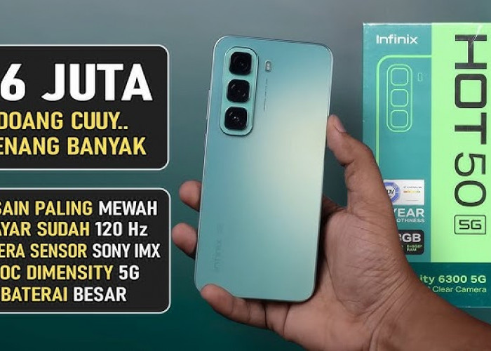 INFINIX HOT 50 5G Resmi Hadir, Benarkah Jadi RAJA 1 JUTAAN?