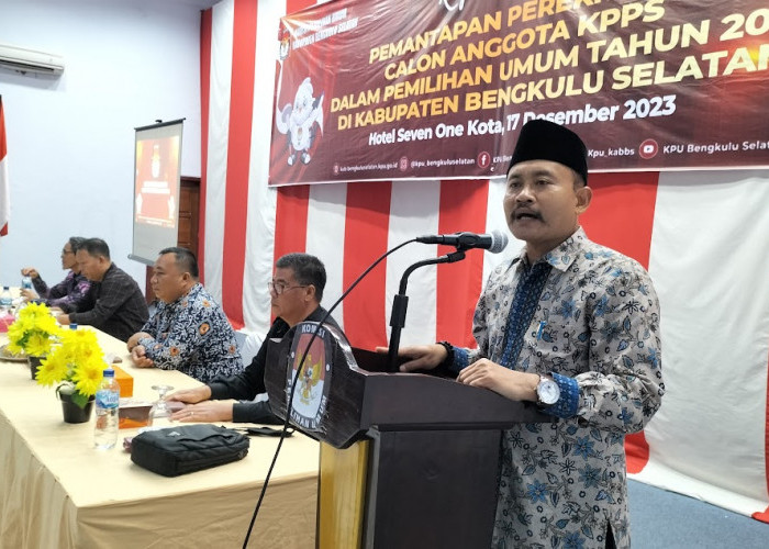 KPU Bengkulu Selatan Gelar Rakor Pemantapan Rekrutmen Calon KPPS Pemilu 2024