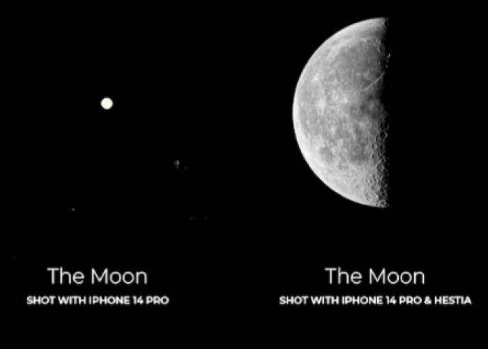 Keren! Perpaduan Hestia dan Kamera HP Mampu Memotret Bulan Lebih Tajam