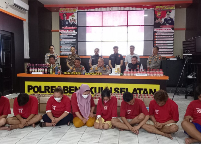 Operasi Pekat Nala 2022: Polres Bengkulu Selatan Amankan Ribuan Pil Samsodin dan Mobil Agya