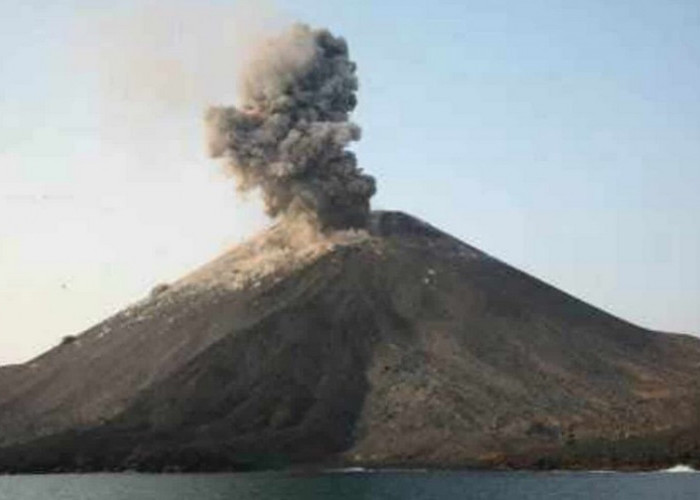 Gunung Anak Krakatau Kembali Erupsi, Lontaran Abu Capai 700 Meter, Jarak Aman 5 KM