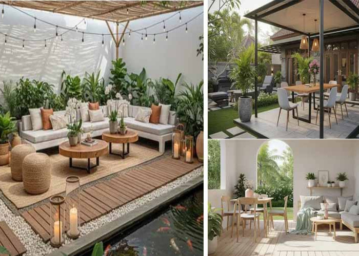 nspirasi Desain Teras Kecil agar Terlihat Lapang, Nyaman untuk Berbagai Acara di Rumah
