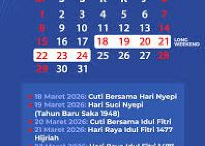 Libur Lebaran 2026 Resmi Diumumkan: Cuti Bersama dan Nyepi Bikin Libur Super Panjang