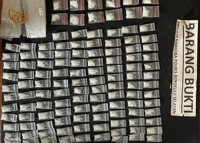 Gebrakan Awal Kasat Narkoba Polres Bengkulu Selatan: Baru 3 Hari Menjabat, Ungkap Ratusan Paket Sabu-sabu