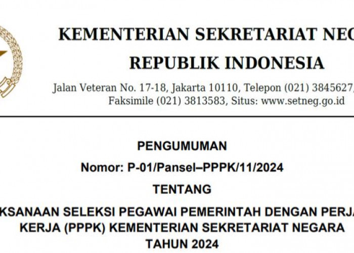 Kemensetneg Buka Seleksi PPPK 2024 Gelombang 2, Gaji Bikin Melongo