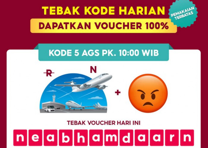 INI DIA Jawaban Kode Voucher Badai Shopee Sabtu 5 Agustus 2023, Dapatkan Diskon Belanja 100 Persen