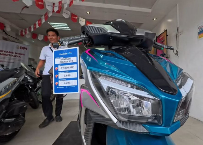 Kejutan Kawasaki, Skutik BRUSKY 125 Diperkenalkan, Siap Tantang Honda Vario