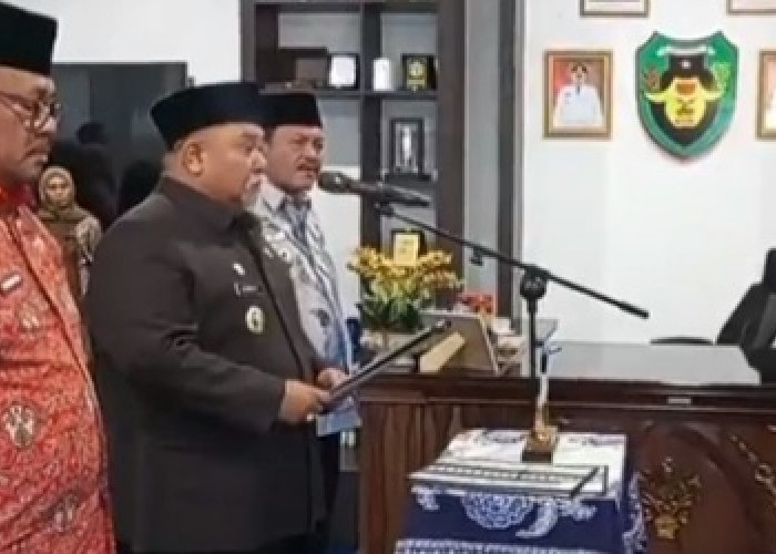 Kastilon Resmi Dilantik Sebagai Kepala Dinas Dukcapil Bengkulu Selatan
