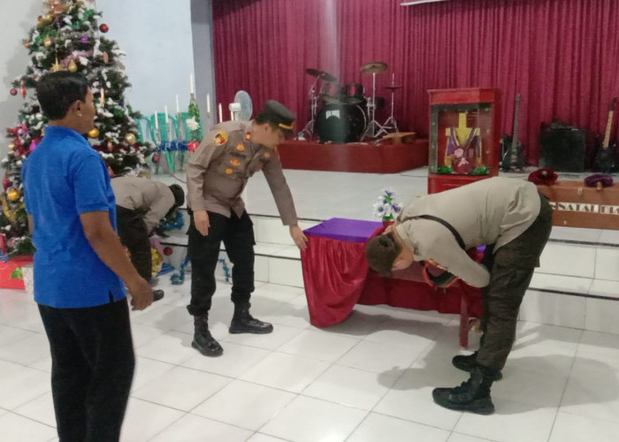 Pastikan Natalan Aman, Polisi Periksa Gereja di Pino Raya