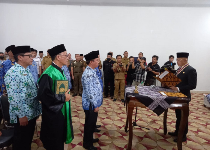 14 Pejabat Pimpinan Tinggi Pratama Dilantik, Bupati Bengkulu Selatan: Saya Minta Maaf