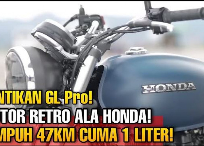  Honda GB350 Dirancang Gantikan GL Pro, Desain Retro Klasik, 1 Liter Tempuh 47 KM
