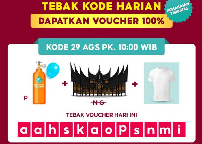 Masukan Kodenya! Ini Dia Jawaban Kode Voucher Badai Shopee Selasa 29 Agustus 2023, Dapatkan Diskon 100 Persen 