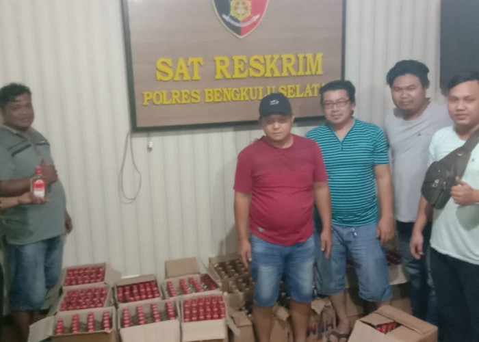 Polsek Pino Gagalkan Penyelundupan Ratusan Botol Minuman Haram