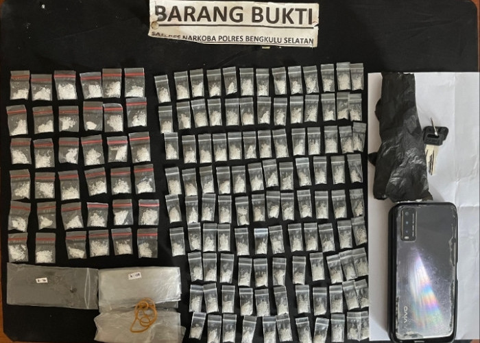 Gebrakan Awal Kasat Narkoba Polres Bengkulu Selatan: Baru 3 Hari Menjabat, Ungkap Ratusan Paket Sabu-sabu