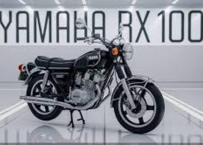 Motor Legendaris Yamaha RX 100 Terbaru, Desain Klasik Mesin 4 Tak Modern, Lincah Bermanuver di Lintasan Padat