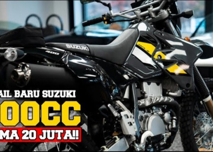 Hadang Kawasaki dan Honda, Suzuki Luncurkan Motor Trail 200 CC, Tapi Suspensinya Kok Gitu?