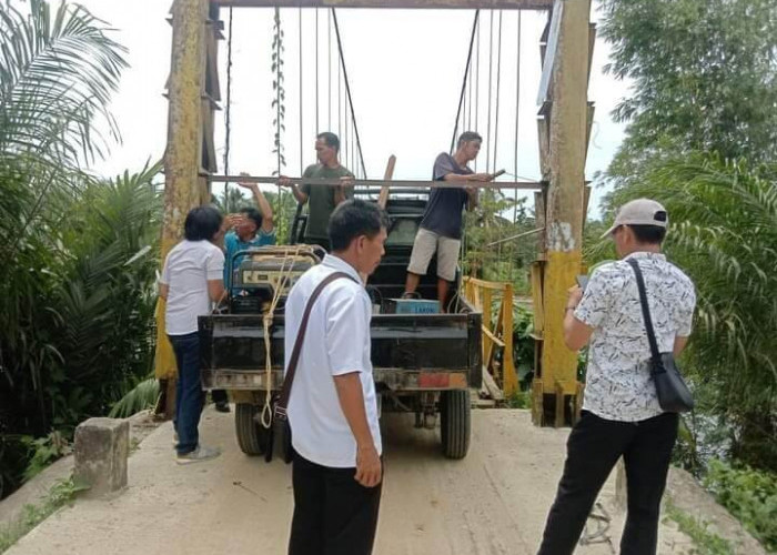 Warga di Bengkulu Portal Jembatan, Kendaraan Berat Dilarang Lewat, Ini Sebabnya