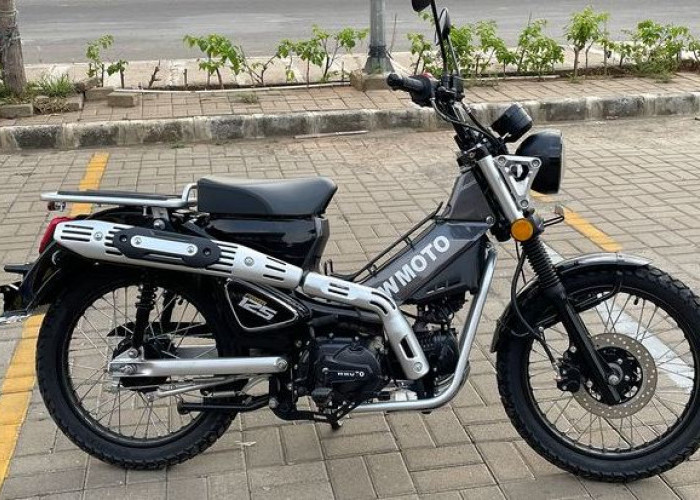 Motor Bebek Klasik Modern Rp23 Jutaan, Intip Spesifikasi W Moto Porter 125 yang Siap Jadi Pesaing Baru 