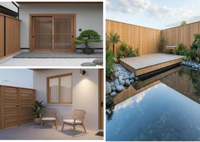 Tren Teras Depan Rumah Gaya Jepang! Minimalis dengan Pagar Kayu Estetik 2026, Jadikan Hunian Tenang dan Elegan