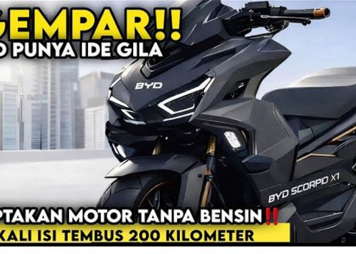 Super Irit Tanpa Baterai Tambahan! Motor Listrik BYD Ini Jadi Senjata Rahasia EV Masa Depan