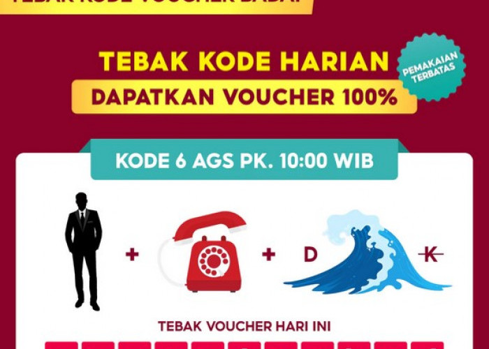 INI DIA Jawaban Kode Voucher Badai Shopee Minggu 6 Agustus 2023, Ada Diskon Belanja 100 Persen