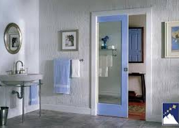 7 Inspirasi Desain Pintu Kamar Mandi Terbaik, Fungsional dan Estetik