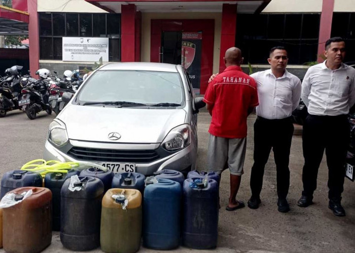 Ngunjal Pertalite, Pegawai SPBU Padang Jati Kota Bengkulu Ditangkap 