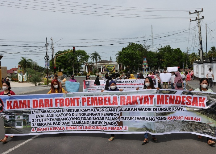 Soal Tambang, FPR Demo Pemprov dan DPRD Bengkulu