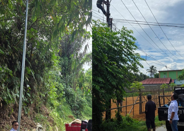 Bukan Sekadar Wacana, 8 Titik Lampu Jalan di Pasar Manna Resmi Terpasang