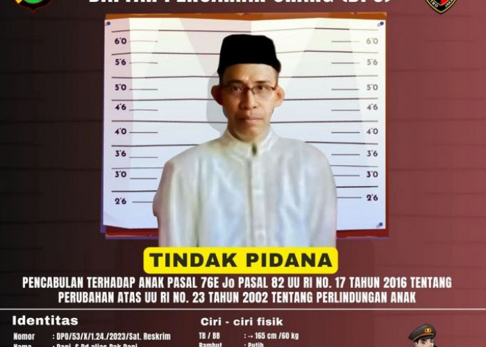 Guru PNS Ini Buronan Kasus Pencabulan Murid Kelas 3 SD, Polisi Sebar Foto di Instagram