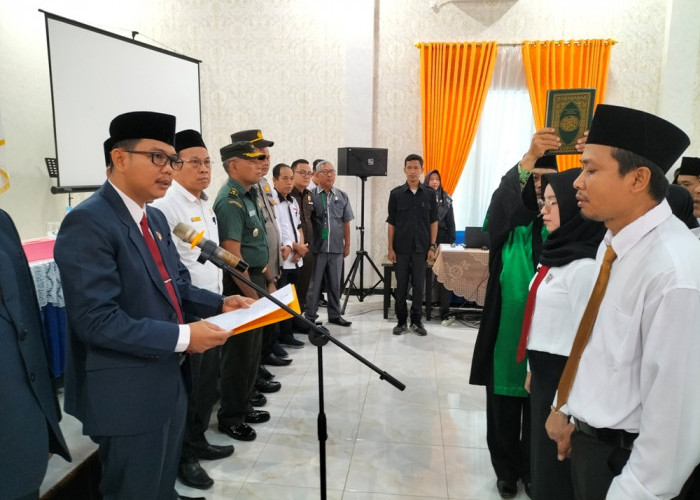 PPK Pemilu 2024 di Bengkulu Selatan Dilantik, Soal Gaji? Sekretaris: Kerja Dulu 