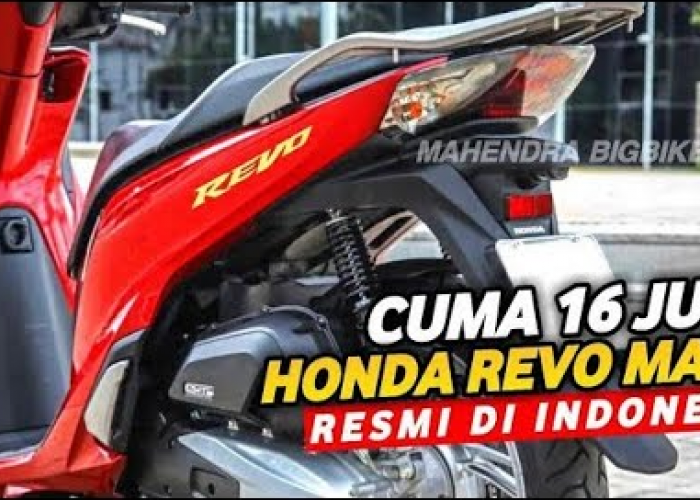   Pabrikan Honda Resmi Perkenalkan Honda Revo Skutik, Mesin 125, Segini Banderolnya