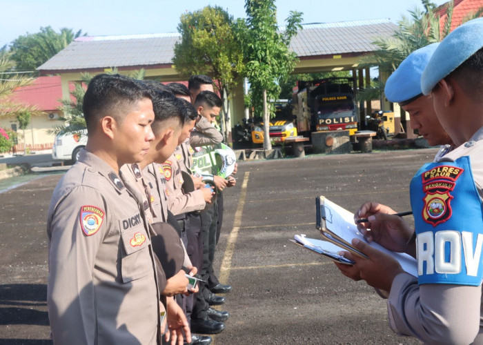 Bid Propam Polda Bengkulu Perketat Disiplin Personel, Polres Kaur Jadi Sorotan Supervisi
