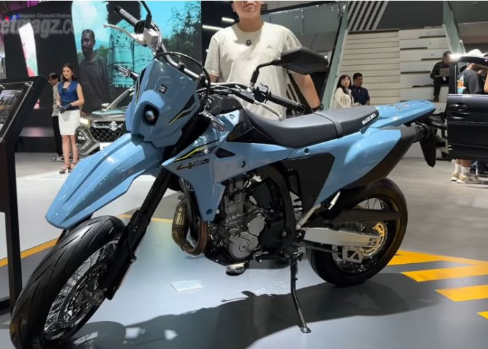 Suzuki DR-Z4SM Tampil di IMS 2026, Supermoto 400 cc yang Bikin Pecinta Trail Indonesia Penasaran