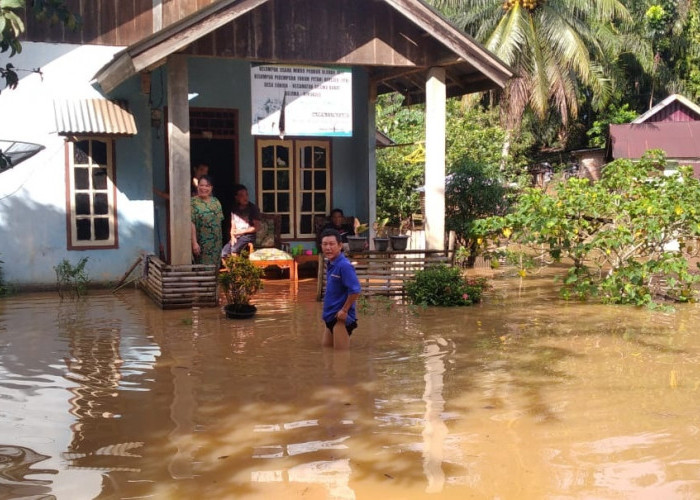 Desa Lunjuk Seluma Dihantam Banjir, Enam Rumah Terendam