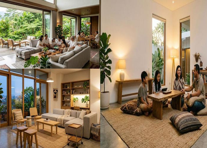 Inspirasi Menata Ruang Tamu Yang Nyaman Untuk Keluarga Jelang Lebaran, Konsep Lesehan Jadi Tren Masa Kini